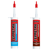 Boxer S, герметик силиконовый санитарный, бесцветный, 280ml (1КОР-12ШТ)
