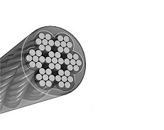 Тросы средней жесткости в ПВХ оплетке, плетение 7Х7 ART 814593 DIN EN 12385-4, ISO-2408