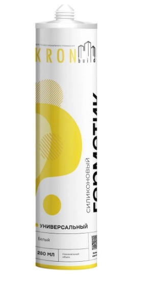 Герметик универсальный KRONbuild (чёрный) 280 мл.