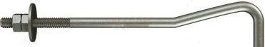 Болт фундаментный / анкерный (тип 1.2) M12x500