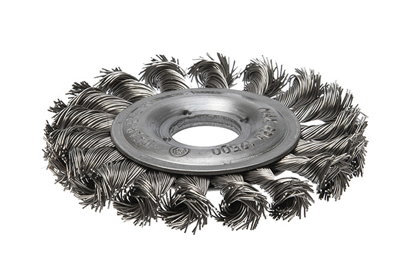 Щетка цилиндрическая, жгутовая, для УШМ № 75 ПрофОснастка Мастер D75 мм RPM 12500 ST 0,5