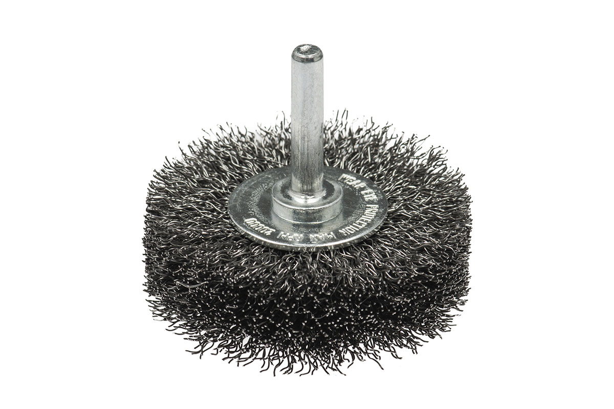 Щетка дисковая, гофрированная для дрелей № 151 ПрофОснастка Мастер хв 6 мм D38 мм RPM 6000 S 0,3