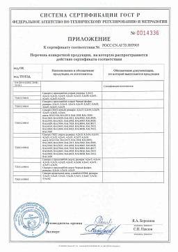 Сертификат на Шуруп-глухарь (сантехнический), DIN 571 3