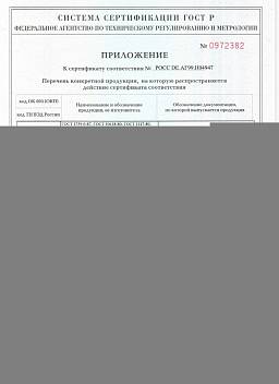 Сертификат на Гайки нержавеющие DIN 6334 2